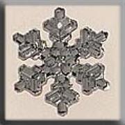 Glass Treasure 12037 Medium Snowflake Bright Crysta